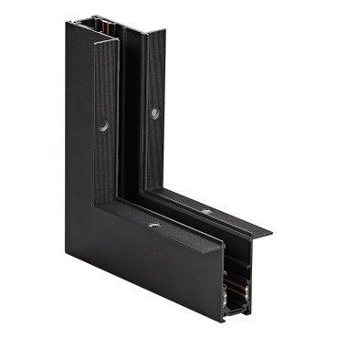 VK Lighting Kona - système de rail magnétique - profilé d’angle interne vertical intégré - 7,4 x 17,5 x 17,5 cm - noir