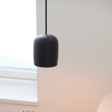 Nordlux Notti - lampe suspendue - Ø 10 x 120 cm - noir