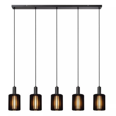 Lucide Lambres - lampe suspendue - 164 x 15 x 164 cm - noir