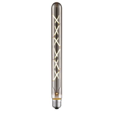 VK Lighting lampe à incandescence - Ø 3 x 30 cm - E27 - 5W dimmable - 2700K - fumé