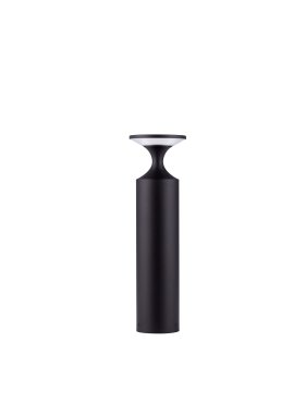 Nova Luce Pistillo - lampe de jardin - Ø 14,5 x 50 cm - 13W LED inclus - IP65 - noir sablé