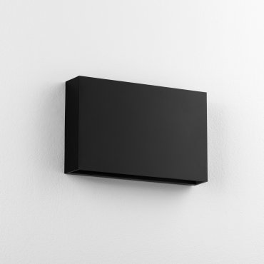 Nova Luce Yoko - applique murale extérieure - 20 x 12,5 x 3,9 cm - 13W LED inclus - IP65 - noir sablé