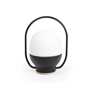 Faro Take Away - lampe portable - Ø 11,8 x 20 cm - 1,5W LED inclus - noir mat