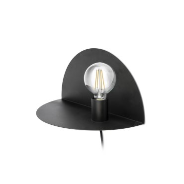 Faro Nit Right - applique murale avec interrupteur - 40 x 20 x 20 cm - noir mat