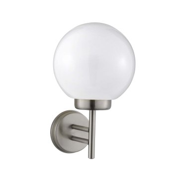 Searchlight Orb Lanterns - applique murale d'extérieur - 20 x 33 cm - IP44 - acier inoxydable