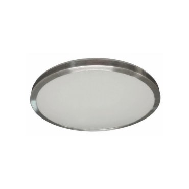Artdelight Basic - plafonnier de salle de bain - Ø 28 x 6 cm - 12W LED inclus - IP44 - aluminium