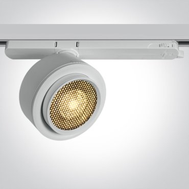ONE Light COB Zoomable Range - spot sur rail - Ø 11 x 6 cm - 25W LED inclus - blanc