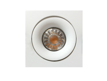 Artdelight Alice - spot encastré - 90 x 90 mm, 80 x 80 mm - blanc