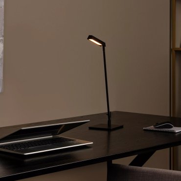 Lucide Lavale - lampe à poser - 27,2 x 13 x 42,3 cm - 3W LED avec fonction dimming inclus - noir