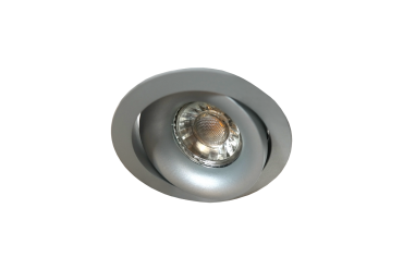 Artdelight Alice - spot encastrable - Ø 90 mm, Ø 83 mm encastrable - gris