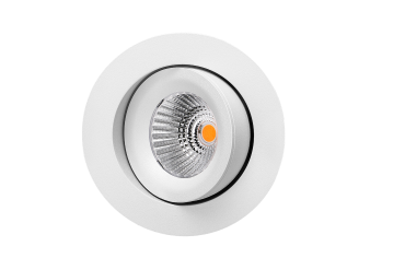 Artdelight Special - spot à encastrer - Ø 95 mm, Ø 83 mm à encastrer - 9W LED inclus - dim to warm - IP54 - blanc