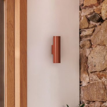 Faro Stan - applique murale - 6 x 7,2 x 22,5 cm - Terracotta