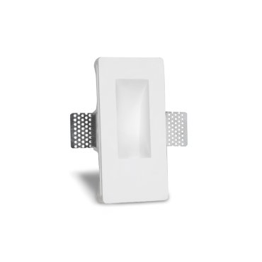 Artdelight Pires - Applique encastrée - 8 x 4,8 x 16,5 cm - 2W LED inclus - blanc
