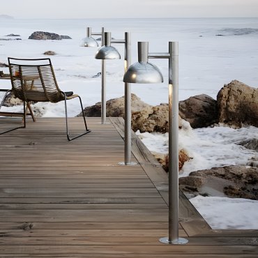 Nordlux Arki - poteau de jardin - 35 x 100 cm - IP54 - acier galvanisé