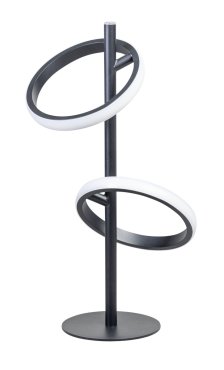 ETH Jaimy - lampe de table - Ø 16 x 39 cm - 12W LED dimmable inclus - noir