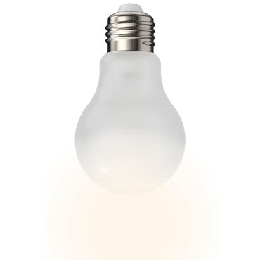 Daylight Italia Polifemo Lampe LED - Ø 6 x 10,5 cm - E27 - 7W dimmable - 2700K - blanc