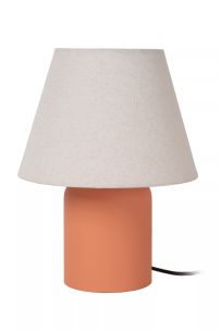 Lucide Macia - lampe à poser - Ø 20 x 27 cm - terre cuite