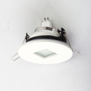 Maxlight H0042 - spot encastré 1L - Ø 85 mm, Ø 70 mm encastré - IP65 - blanc