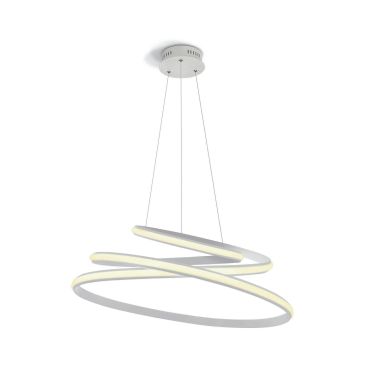 ONE Light LED Suspension Rings - lampe suspendue - Ø 65 x 150 cm - 45W LED inclus - blanc