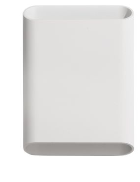 Artdelight Diaz - applique murale - 4 x 14,5 x 20 cm - 2 x 6W LED inclus - IP65 - blanc