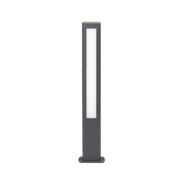 Faro Nanda - lampe de jardin - 11 x 5,5 x 80 cm - 13W LED inclus - IP54 - gris foncé
