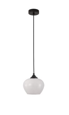 Artdelight Windsor - lampe suspendue - Ø 18 x 172,8 cm - blanc