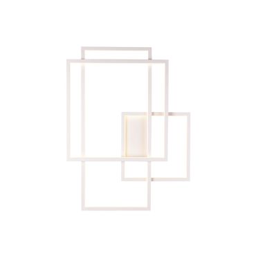 Maxlight Geometric - applique murale - 70 x 9 x 54 cm - 45W LED inclus - blanc