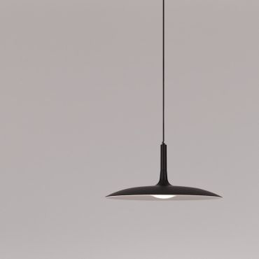 Nova Luce Lisi - lampe suspendue - Ø 45 x 180 cm - 16W LED inclus - noir mat