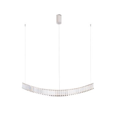 Maxlight Saphir - lampe suspendue - 100 x 17 x 180 cm - 13W LED inclus - chrome