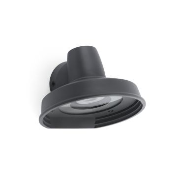 Faro Bronx - applique murale - 14,4 x 13,3 x 9,6 cm - IP44 - gris foncé