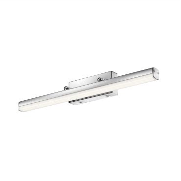 Nova Luce Vanese - miroir lumineux - 49 x 7,5 x 6,5 cm - 12W LED inclus - IP44 - chrome