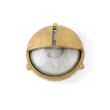 Faro Timon - applique murale - 22,5 x 11 x 22,5 cm - IP44 - laiton