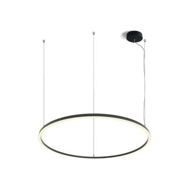 ONE Light LED Circle Rings - lampe suspendue - Ø 127 x 300 cm - 65W LED inclus - noir