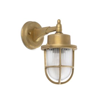 Faro Nahir - applique murale - 12 x 20 x 23 cm - IP44 - laiton