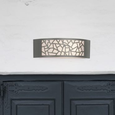 Nova Luce Zenith - applique d'extérieur - 30,3 x 10 x 9 cm - IP44 - gris foncé