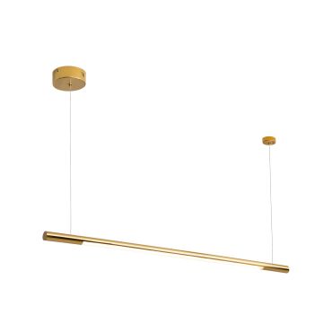 Maxlight Organic - lampe suspendue - 100 x 140 cm - 16W LED dimmable inclus - gold