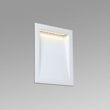 Faro Soun - applique encastrée - 19,3 x 7,3 x 23,8 cm - 8W LED inclus - IP65 - blanc mat