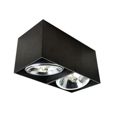 MODÈLE D’EXPOSITION - Zuma Line Box SL2 - projecteur apparent 2L - 24 x 12 x 12 cm - noir