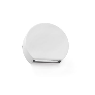 Faro Pill - applique murale - 10 x 3 x 8,5 cm - 4W LED inclus - IP54 - blanc givré