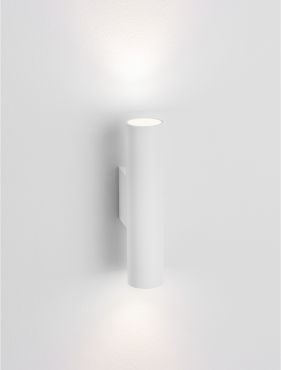 Nova Luce Mor - applique murale - 4 x 6,5 x 18 cm - blanc