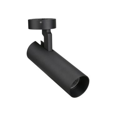 Maxlight Shinemaker - spot en saillie 1L - 6,7 x 20,5 cm - 15W LED dimmable inclus - noir