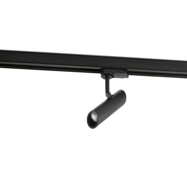 Faro Leo - spot sur rail - système de rail triphasé - 3,9 x 14,2 cm - 7W LED inclus - noir mat