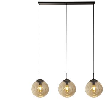 Searchlight Punch - lampe suspendue - 121 x 120 cm - noir et champagne