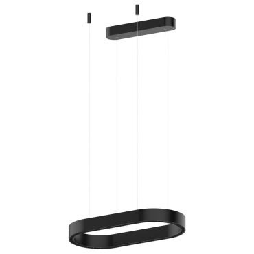 VK Lighting Aria - lampe suspendue - 30 x 306 x 58,8 cm - 60W dimmable LED inclus - noir