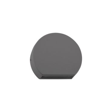 VK Lighting Lun - applique murale d'extérieur - 10 x 8,8 x 3 cm - 3W LED inclus - IP54 - anthracite