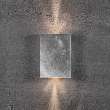 Nordlux Fold - applique murale extérieure - 15 x 4,5 x 21 cm - 2 x 5W LED inc. - IP54 - acier galvanisé