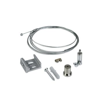 Kit de suspension de rail réglable ONE Light - 2 mètres - gris