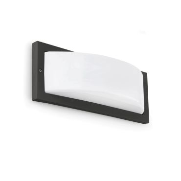 Faro Mol - applique murale - 34,8 x 13,7 x 11,3 cm - IP44 - gris foncé