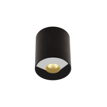 Maxlight Plasma - plafonnier - Ø 7,3 x 8,5 cm - 13W LED inclus - IP54 - noir