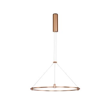 Nova Luce Dion - structure circulaire magnétique - Ø 60 x 120 cm - convient à un maximum de 60W LED - or satiné